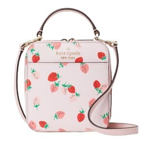 Kate Spade Pink Strawberry Crossbody Bag